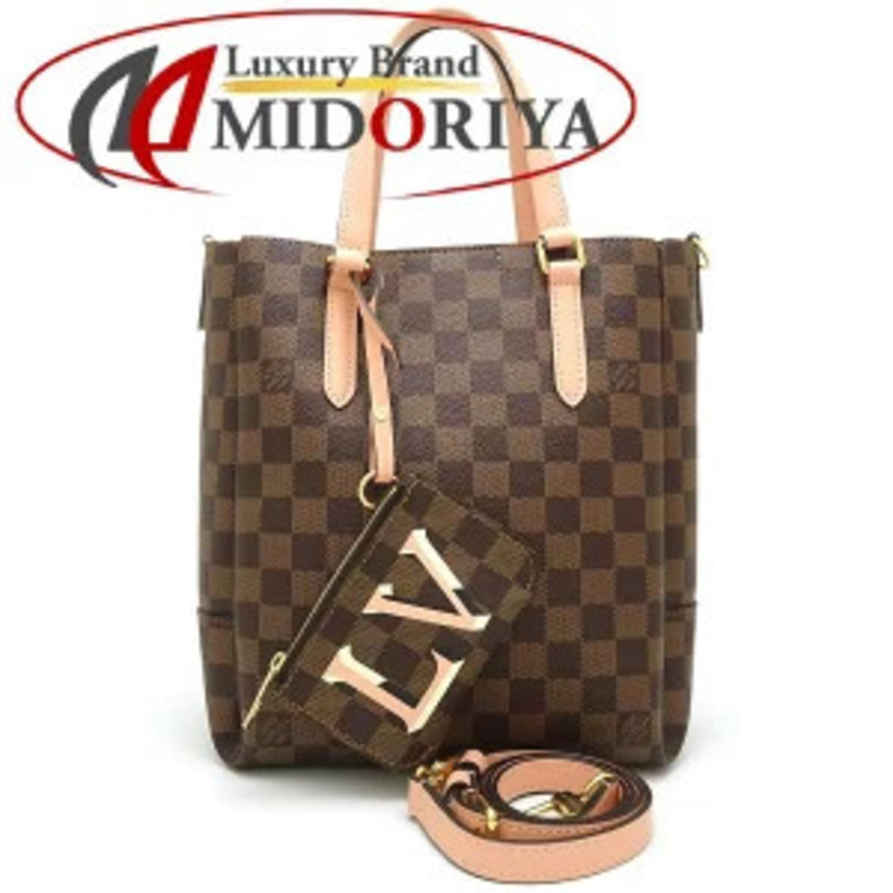 Louis Vuitton Damier Belmont NV Bag Ebene Brown Venus